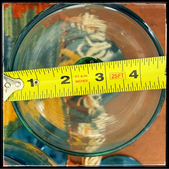 Margarita Hand Blown Set 8 Glasses & Pitcher - Picture 10 of 13